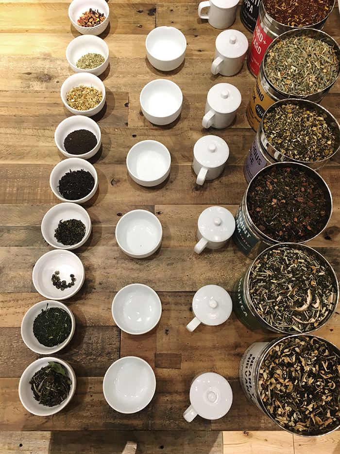 Bluebird Tea Co's tea blending workshop / Photo: Caroline Rowland