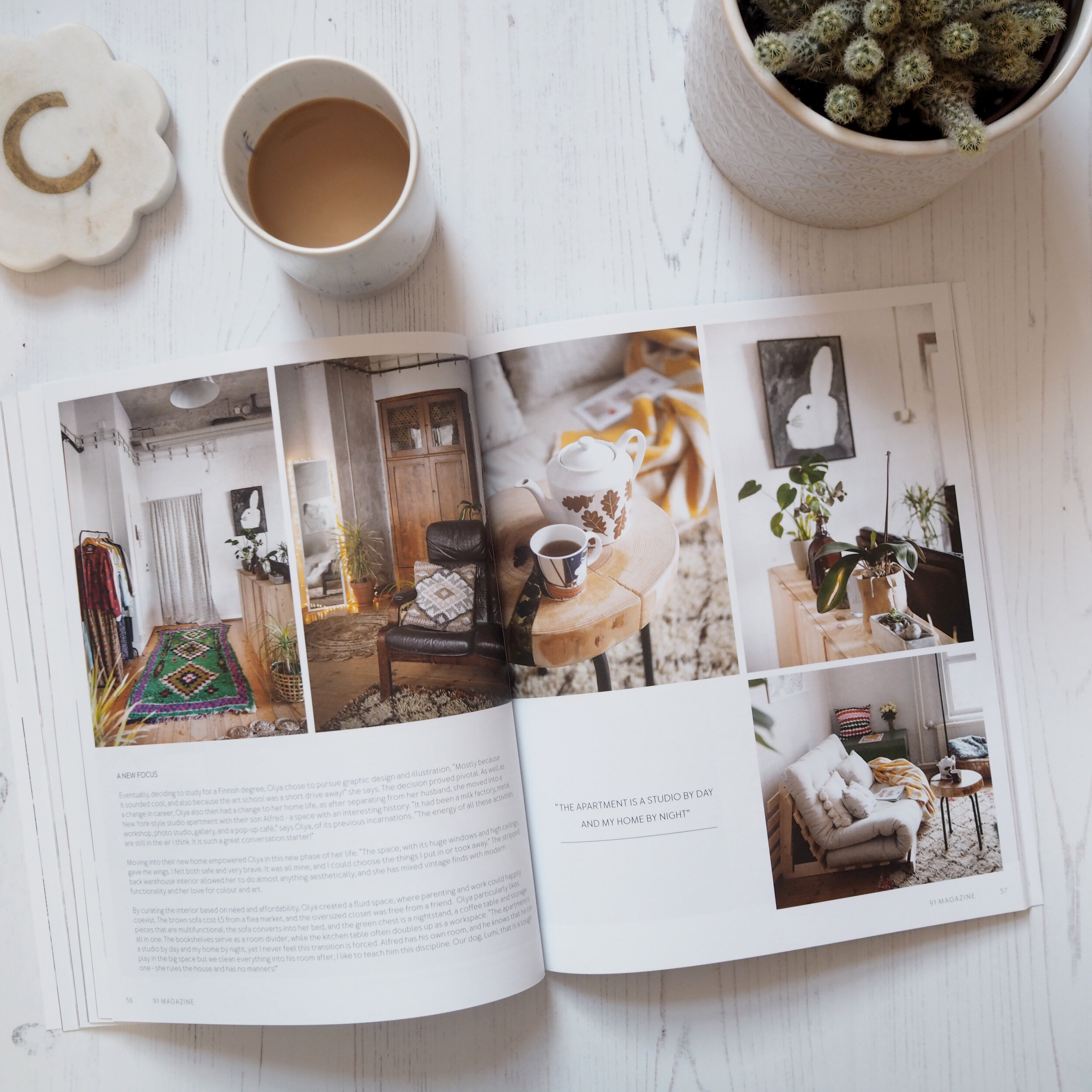 91 Magazine - a UK interiors magazine, featuring the homes and spaces of creative people.