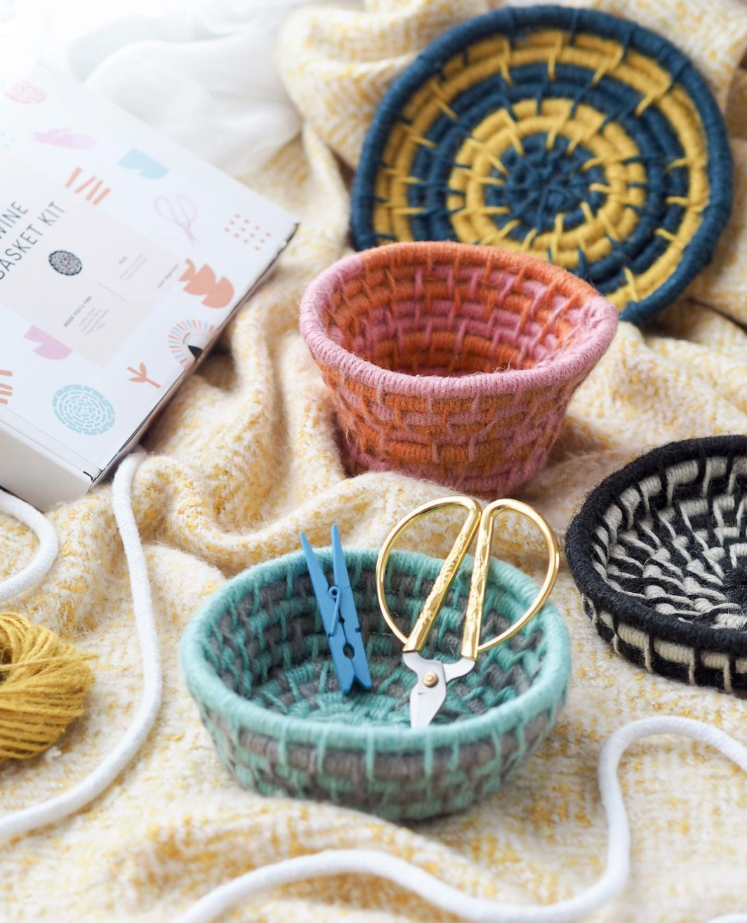 Craft kits for making mini baskets