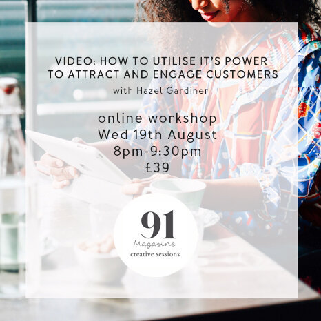 Online Creative Session - how to create and utilise video content