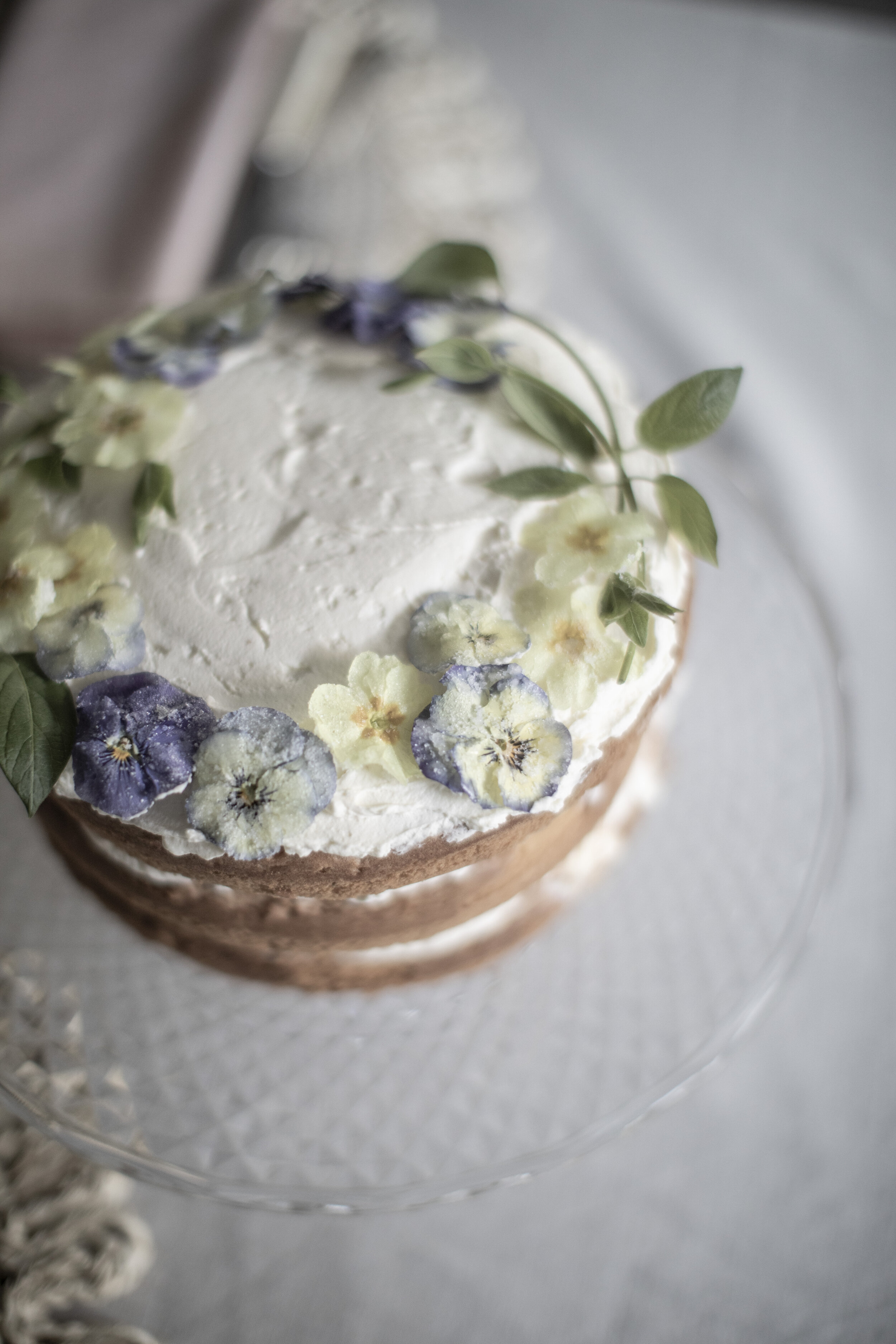 how to make sugared edible flowers
