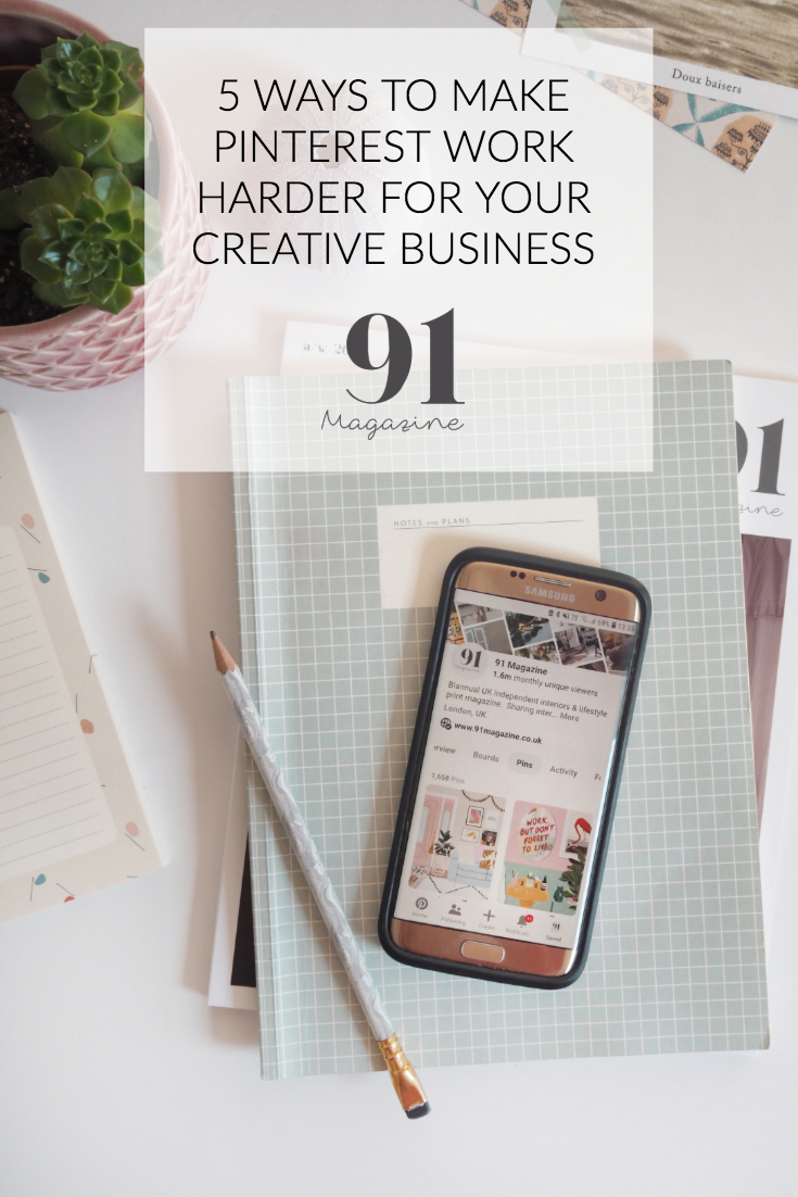 Promoting your creative business with Pinterest