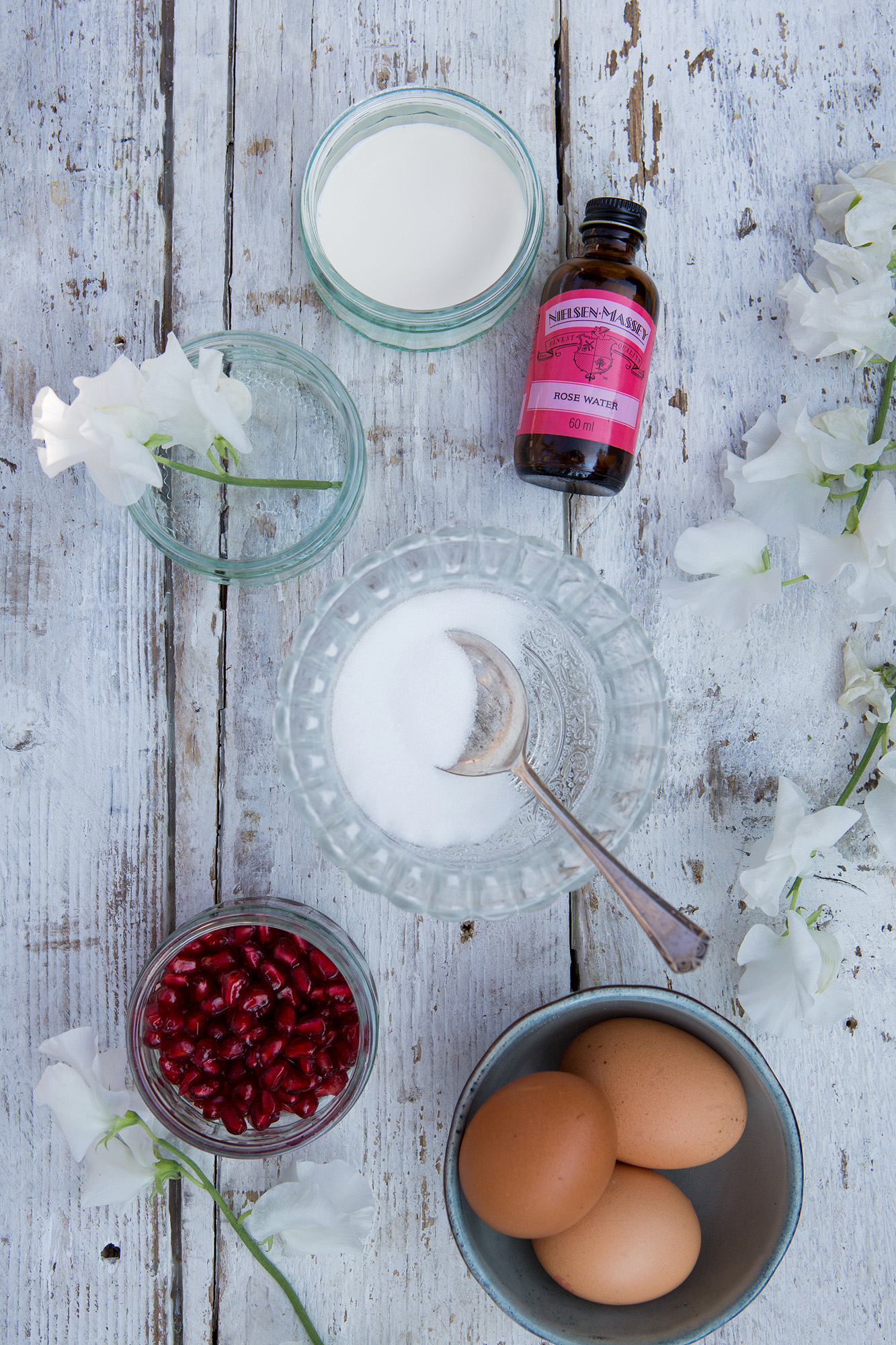 RECIPE: Rose & Pomegranate Cream Pots