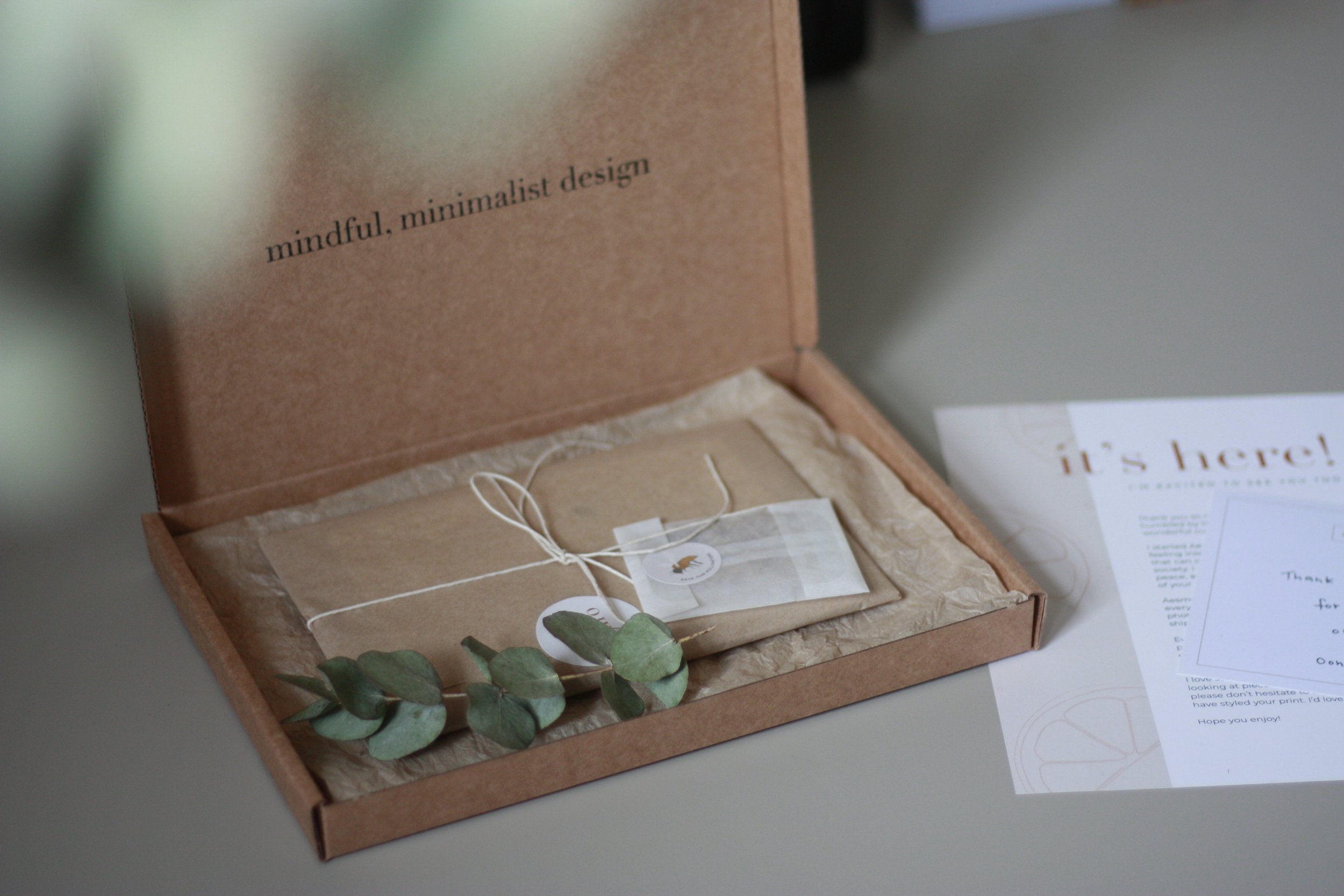 Beautiful natural style packaging by Aesmo