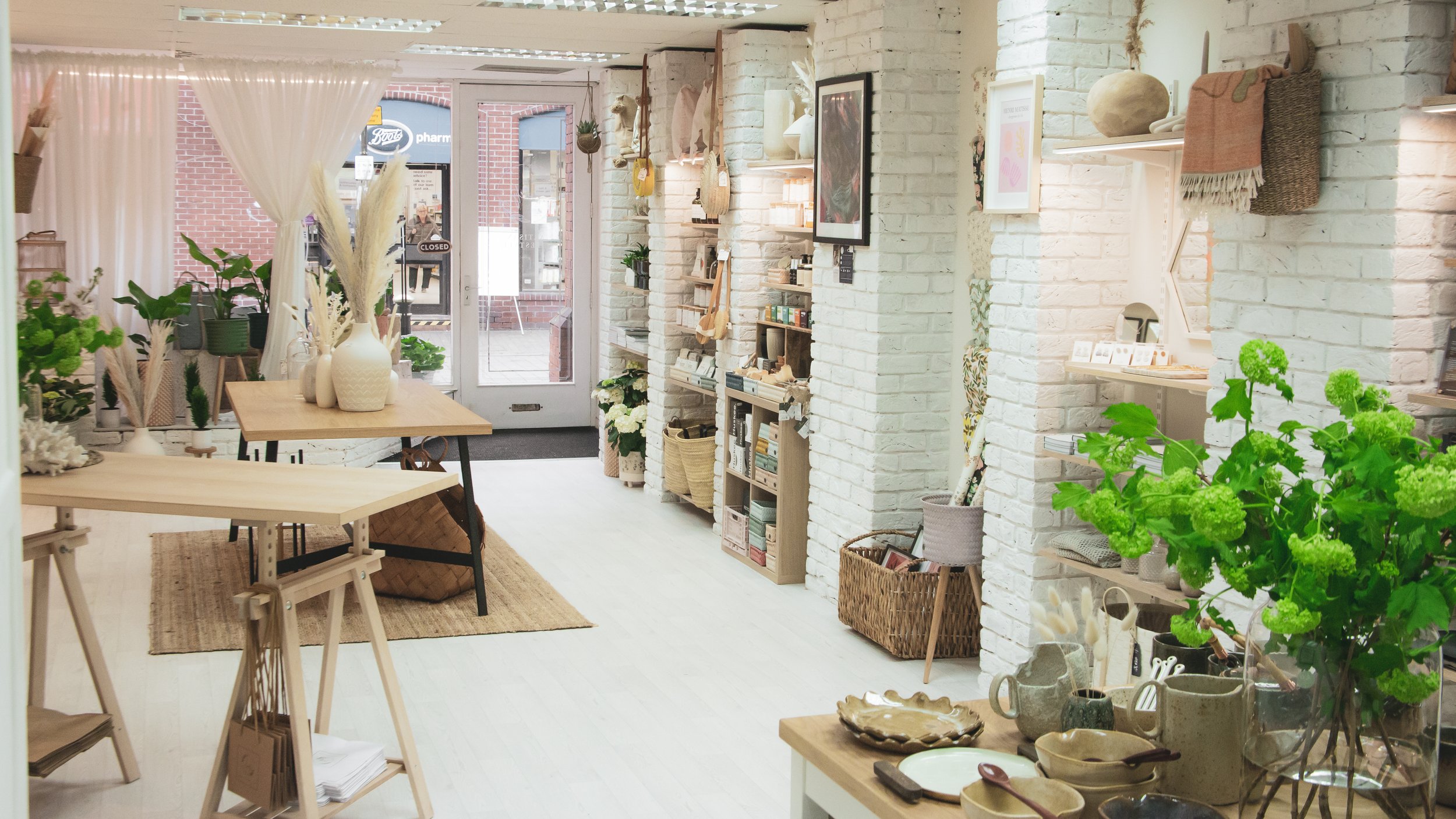 Inside independent homeware store Lively, Staffordshire