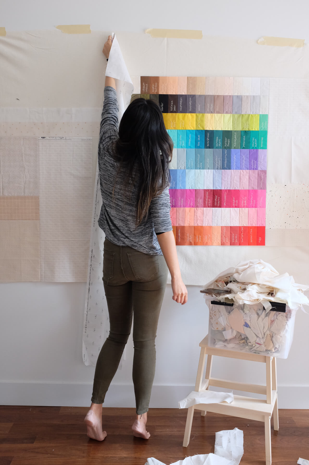 Inside Wendy Chow The Weekend Quilter's New York studio