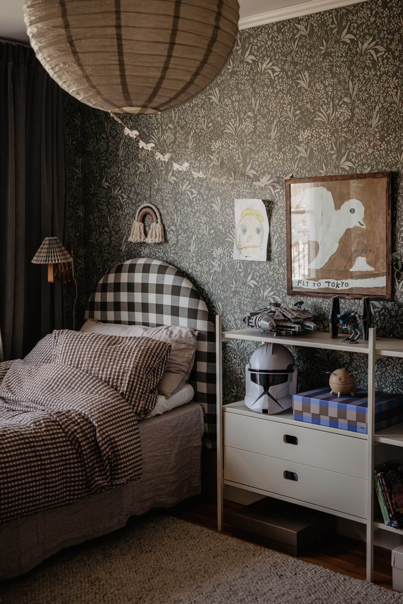 Emelie Sundberg home tour - interior of Swedish home - kids bedroom