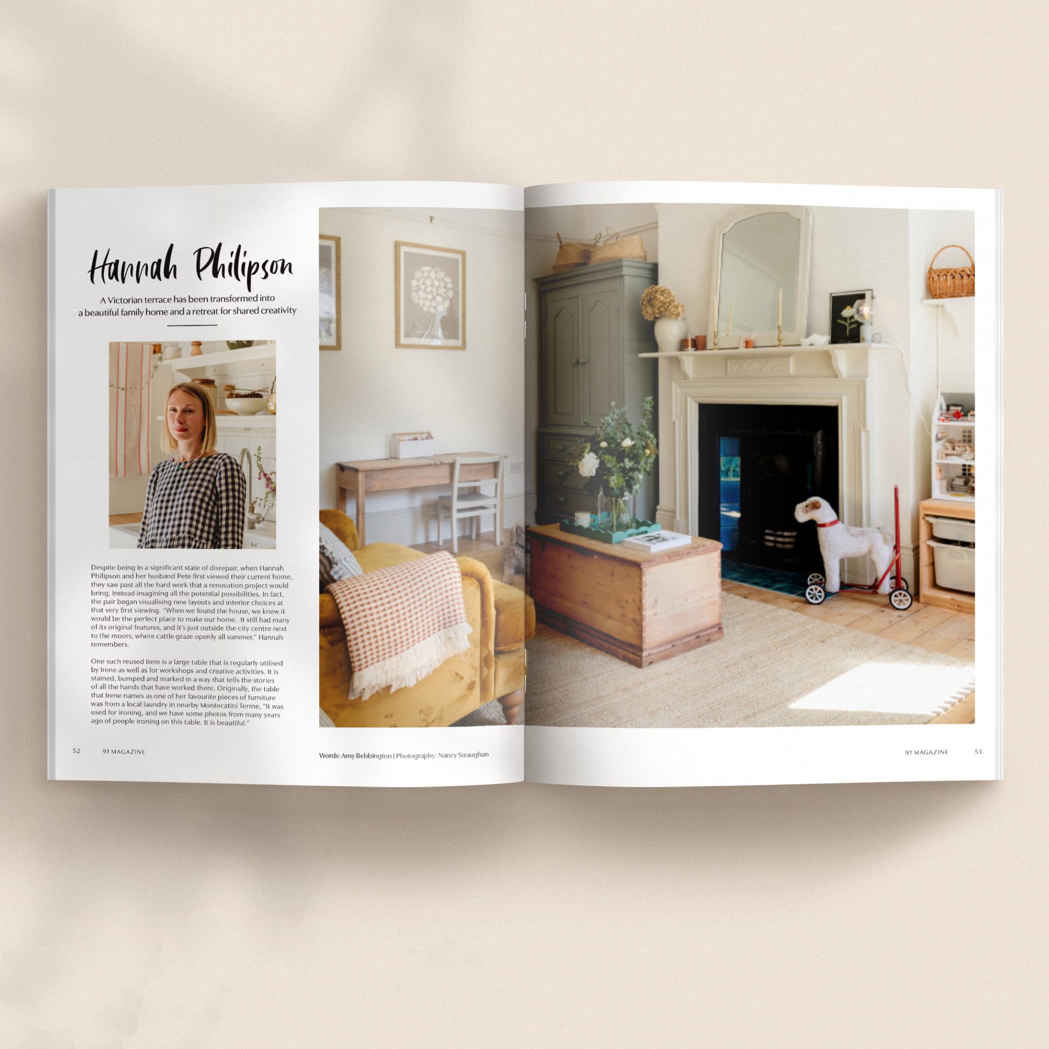 inside spreads from interiors magazine 91 Magazine - Volume 16 publishing in October 2023