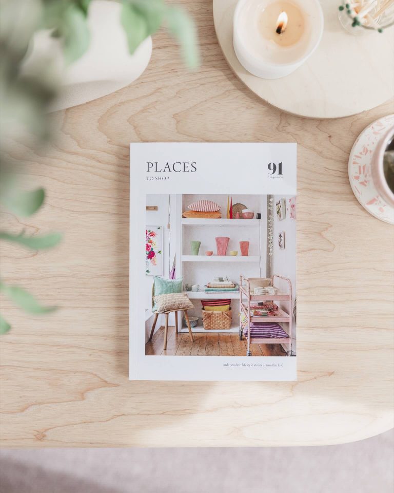 91 Magazine book - PLACES TO SHOP - independent lifestyle stores across the UK