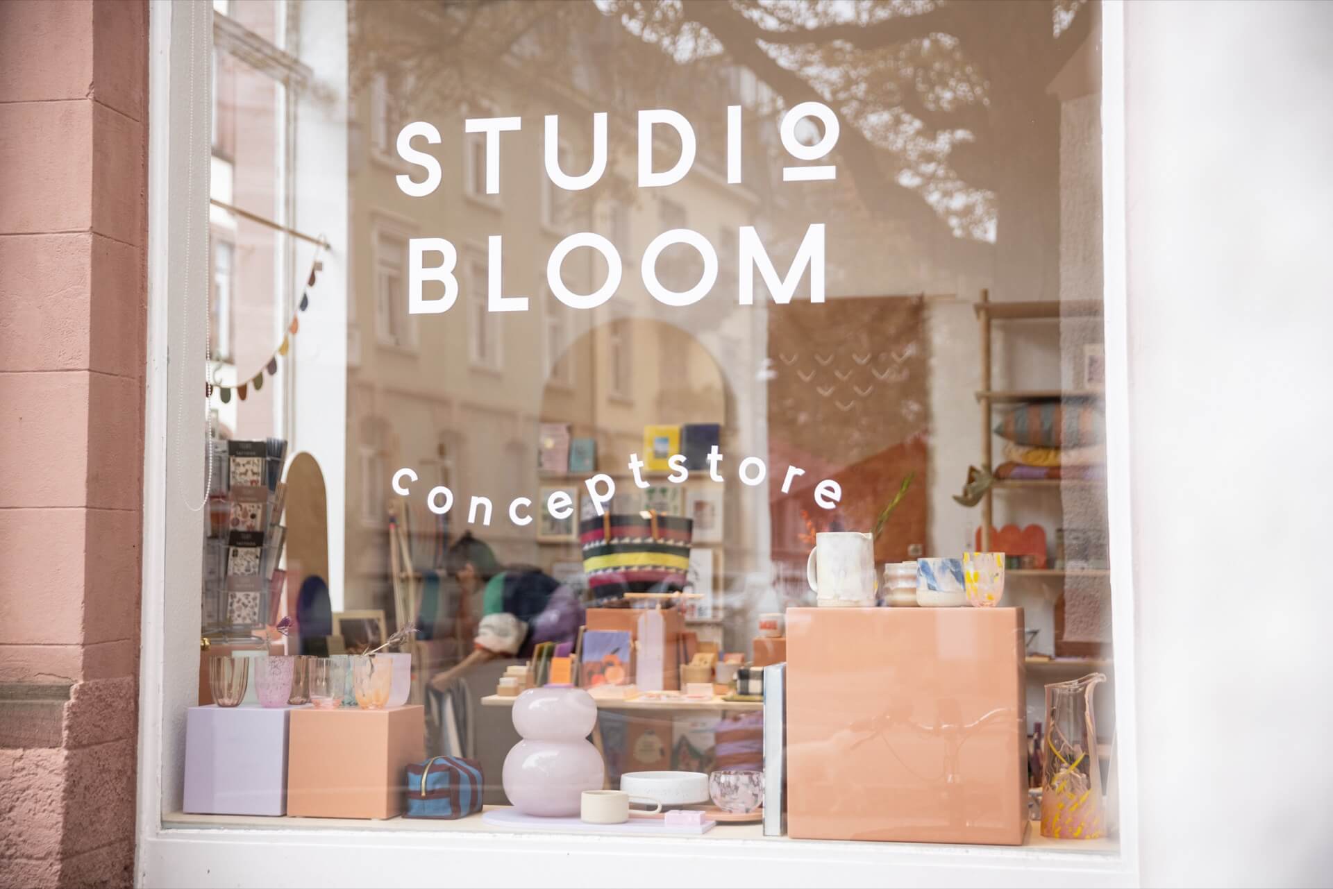 Inside lifestyle concept store Studio Bloom in Freiberg Germany