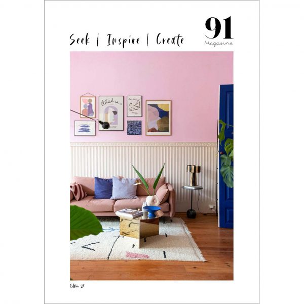 Cover of 91 Magazine Seek Inspire Create e-zine, February 2024 edition